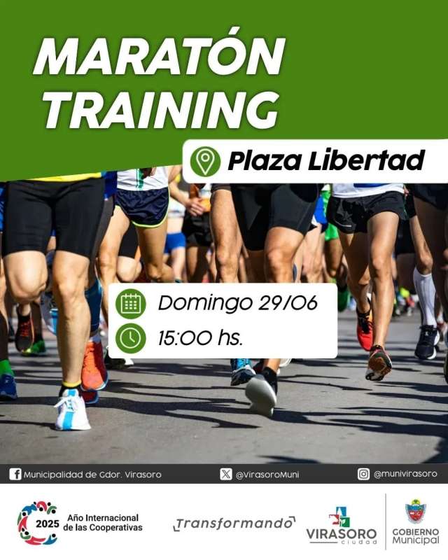 Te estás preparando para correr nuevamente en la MARATÓN TRAINING?